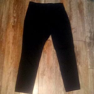 Black slack capris